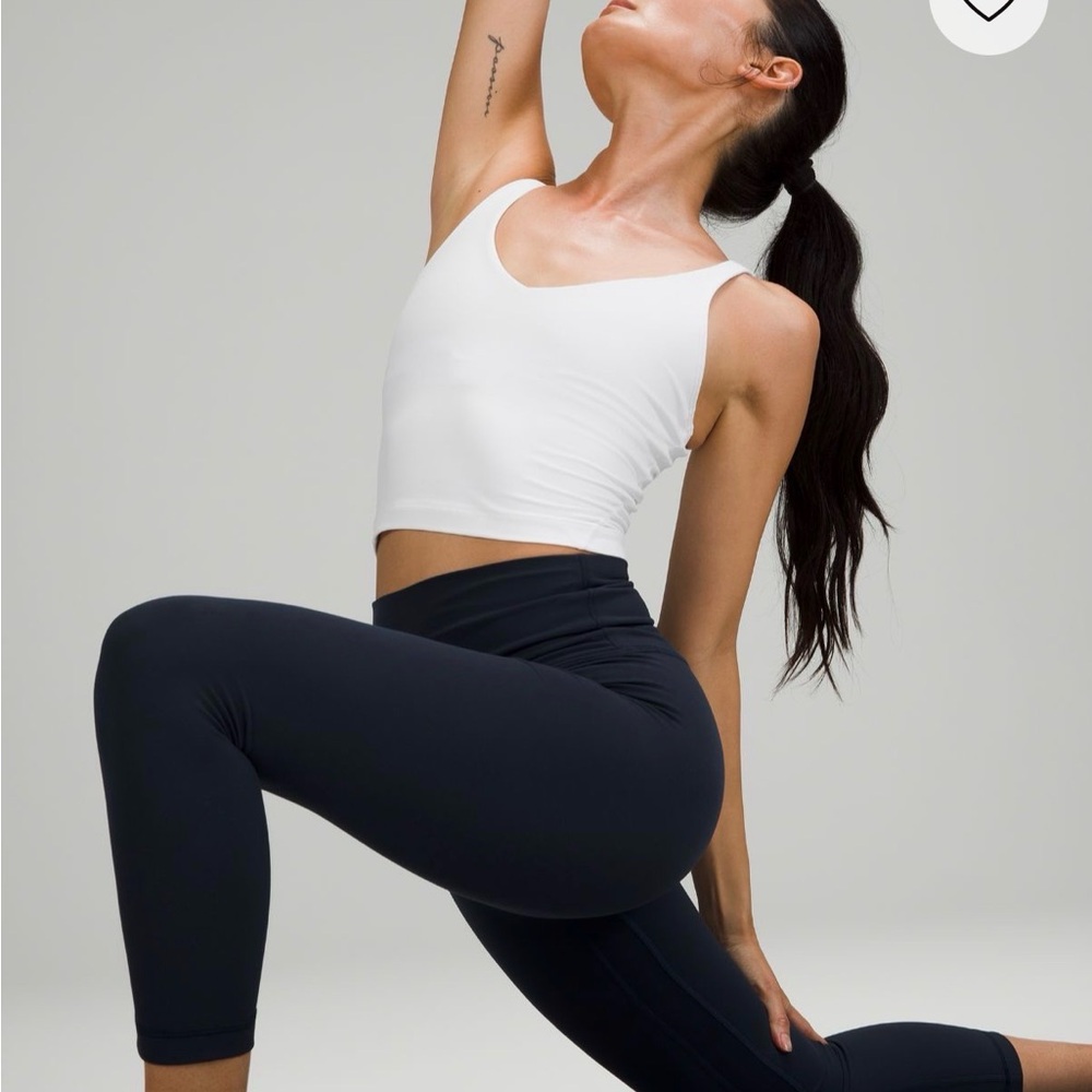 Lululemon Align tank top, light support. White. Size 4.